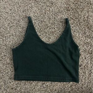 green, brandy melville tank top